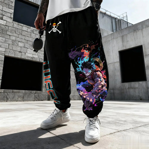 Jogging One Piece - Illustration Équipage Couleur (Style Street Art)