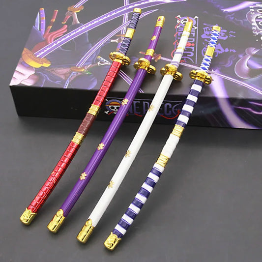 Sabre One Piece - Set de 4 Katanas de Roronoa Zoro (Collection Armes)