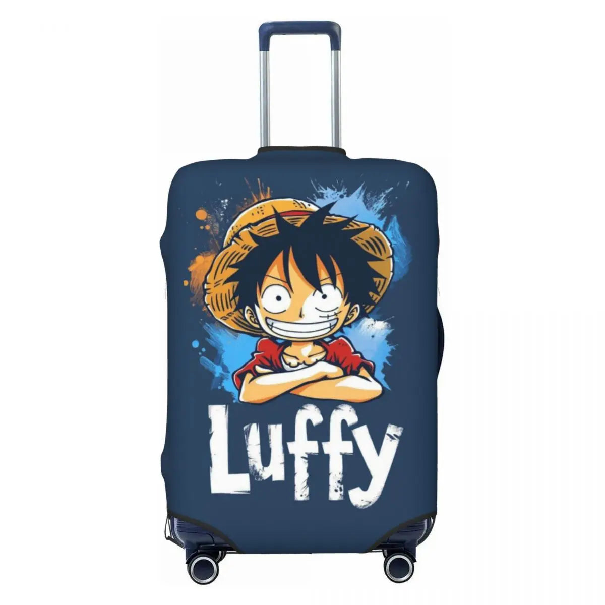 One Piece-Kofferhülle – Porträt von Monkey D. Luffy im Fokus