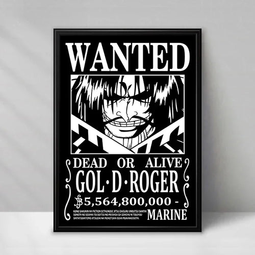 One Piece Wanted-Poster – Gol D. Roger (Der König der Piraten)