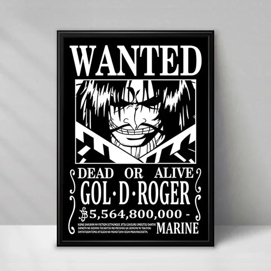 One Piece Wanted-Poster – Gol D. Roger (Der König der Piraten)