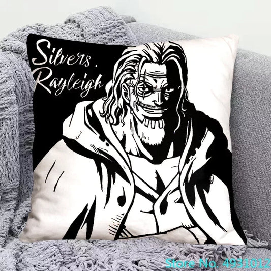 One Piece-Kissenbezug – Silvers Rayleigh (Der Dunkle König)