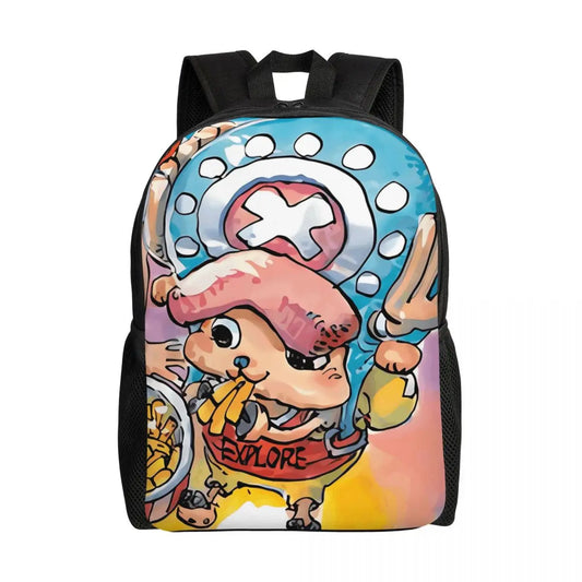 One Piece-Rucksack – Tony Tony Chopper, farbenfrohe Illustration