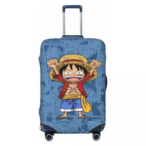 One Piece-Kofferhülle – lächelnder Luffy im Abenteuermodus