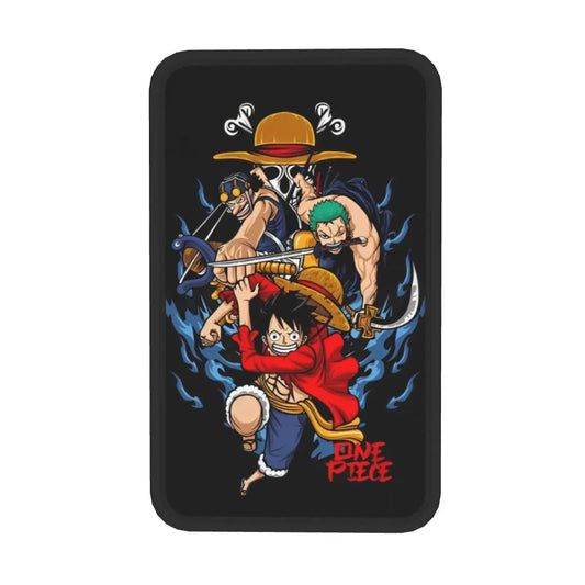 Housse d'Accoudoir One Piece - Duel Épique Luffy vs Kaido (Protection Auto)