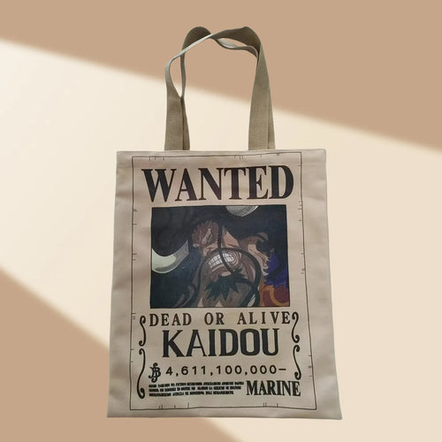 One Piece-Tote-Bag – Vintage-Steckbrief von Kaido