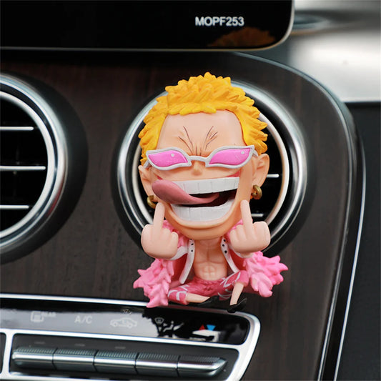 Accessoire Auto One Piece - Figurine Doflamingo pour Grille d'Aération