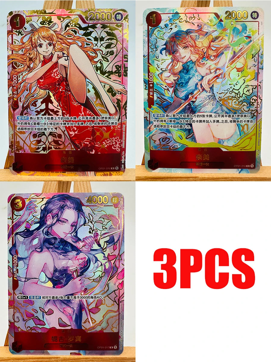 Pack Spécial One Piece TCG - Trio Boa Hancock & Nami (3 Pièces)