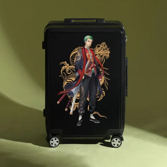 One Piece-Koffer – Lorenor Zorro in Kampfpose (Schwarz)