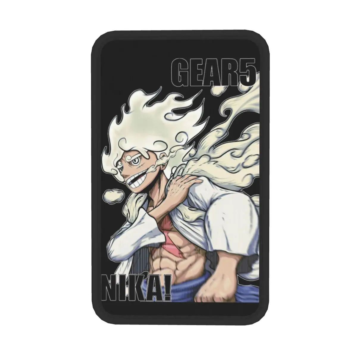 One Piece-Autoschutzmatte – Silhouette von Gear 5 „Joy Boy“