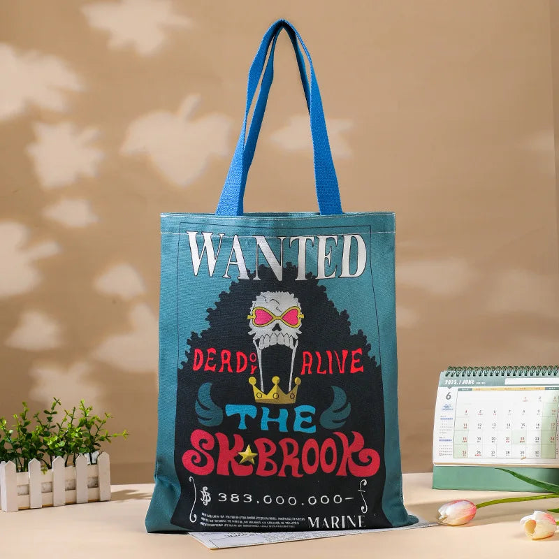 One Piece-Tote-Bag – Brook, Soul King im Rockstil