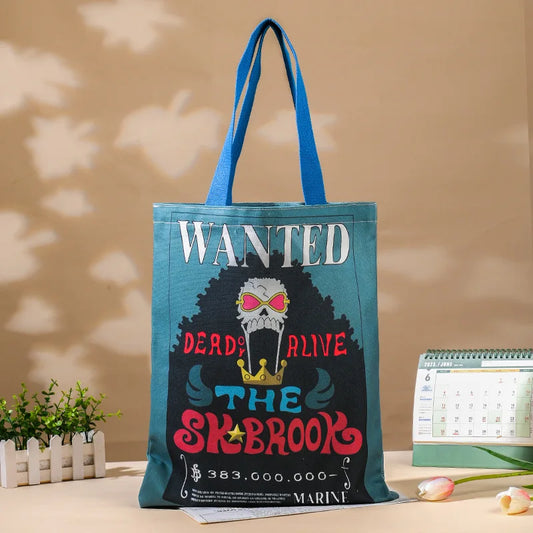 One Piece-Tote-Bag – Brook, Soul King im Rockstil