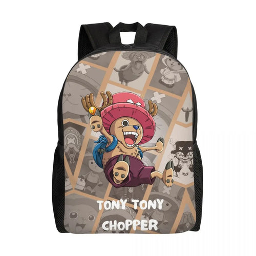 Tony Tony Chopper One Piece-Rucksack – Vintage-Cartoon-Stil