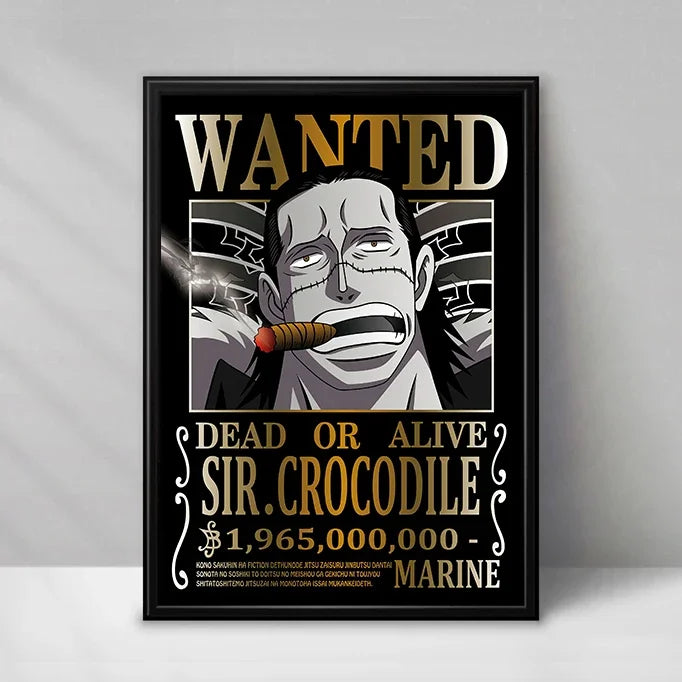 One Piece Wanted-Poster – Sir Crocodile (Baroque Works)