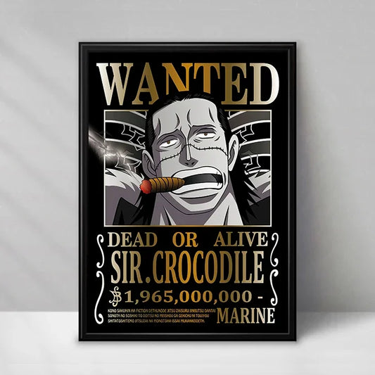 One Piece Wanted-Poster – Sir Crocodile (Baroque Works)