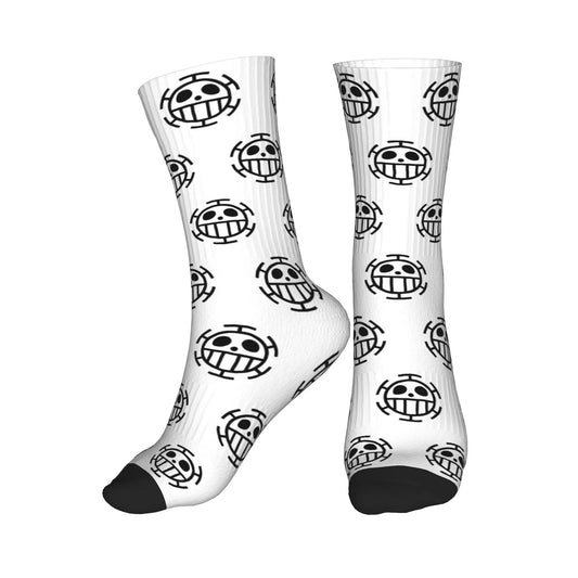 Chaussettes One Piece - Skull Blanc Simple