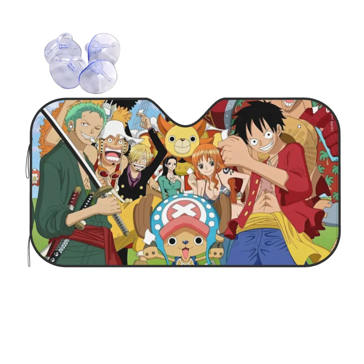 Par soleil de Voiture One Piece - Équipage Mugiwara sur l'Océan