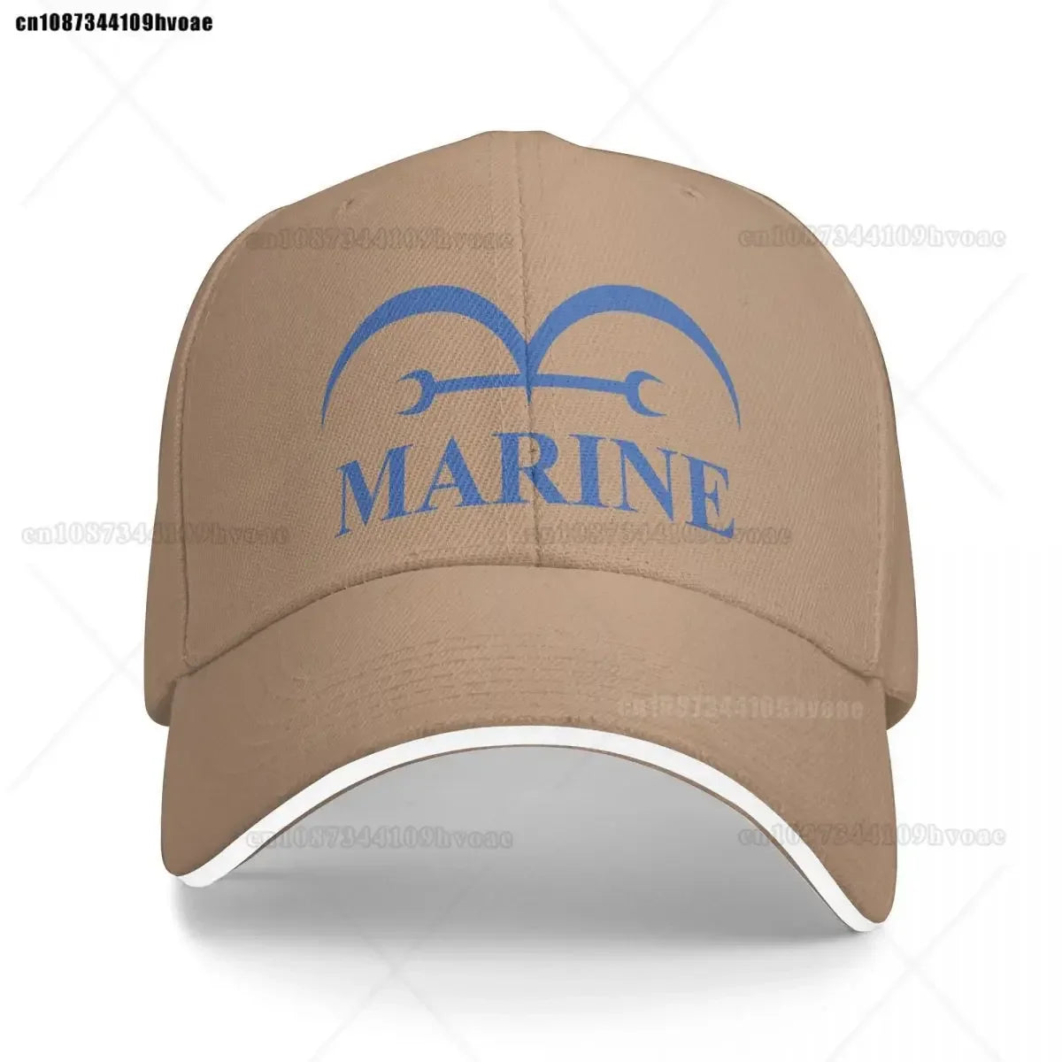One Piece Marine-Cap – Beige / Sand (Besticktes Logo)