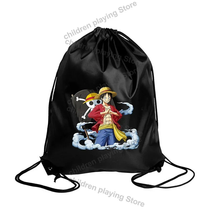 One Piece Turnbeutel – Monkey D. Ruffy Sitzende Illustration