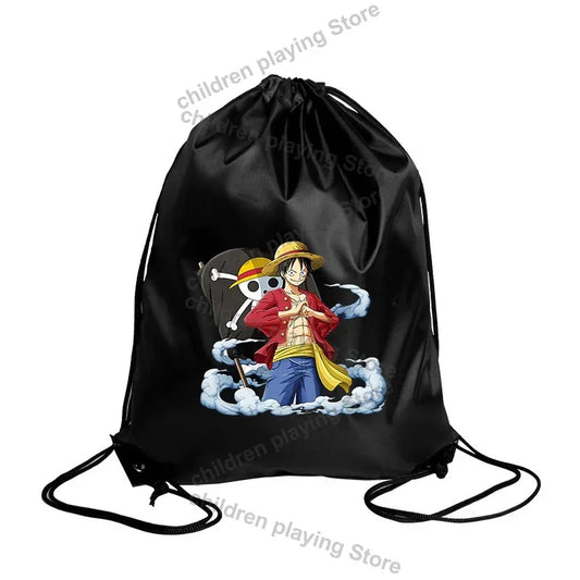 One Piece Turnbeutel – Monkey D. Ruffy Sitzende Illustration