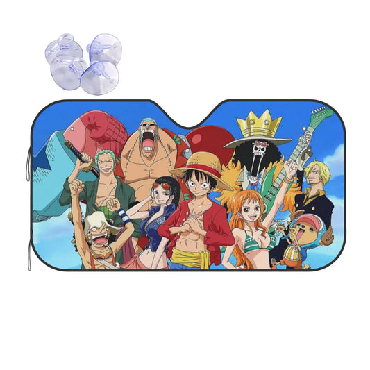 Auto-Sonnenschutz One Piece – Die Strohhüte am Horizont