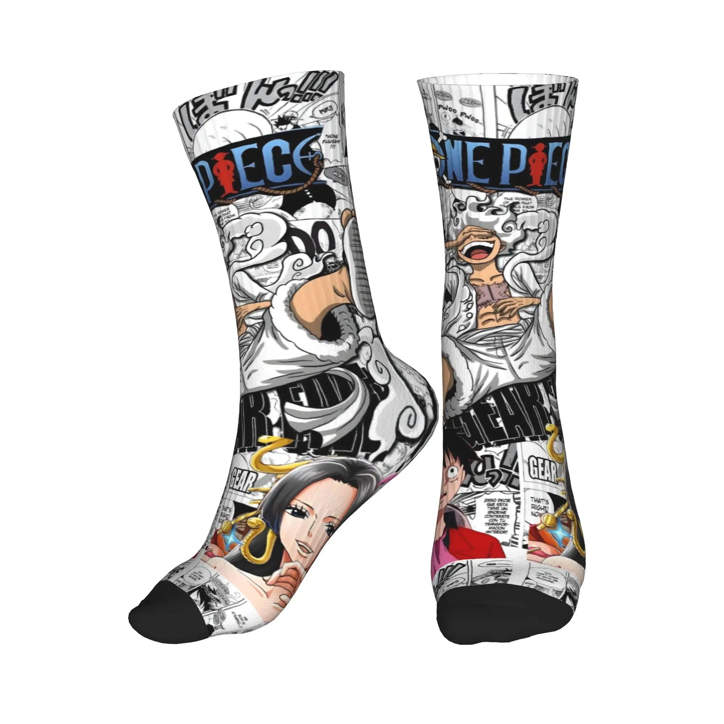 Chaussettes One Piece - Planches Manga N&B