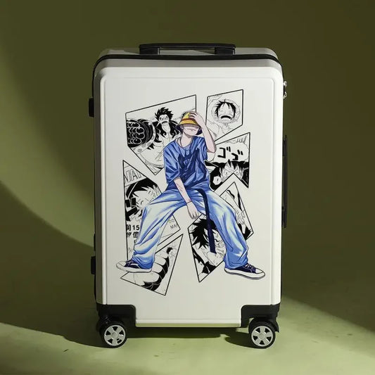 One Piece-Koffer – Illustration von Trafalgar Law (Weiß)