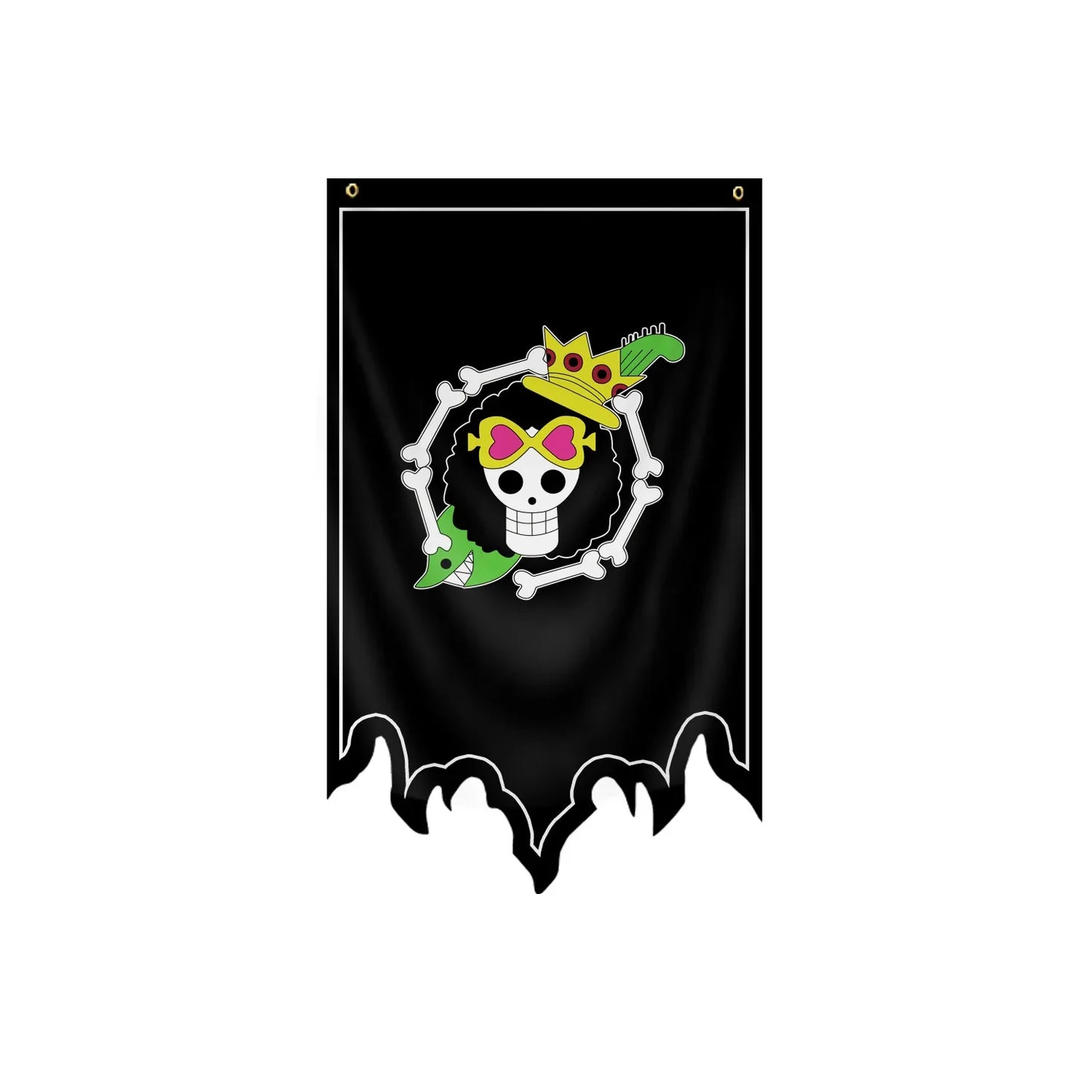 One Piece-Flagge – Jolly Roger von Brook (Soul King)