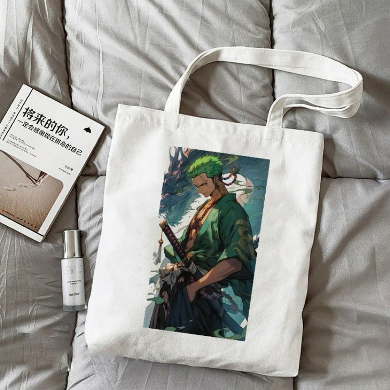 Sac Tote Bag One Piece – Zoro Illustration Pleine Page