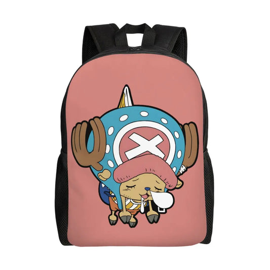 Tony Tony Chopper One Piece-Rucksack – Ausdrucksstarkes Chibi-Porträt