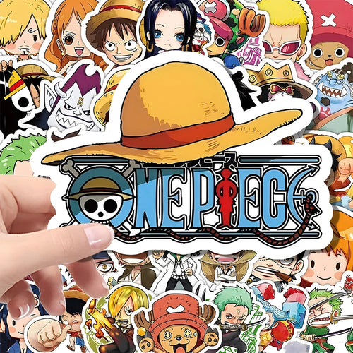 One Piece-Stickerpaket – Kawaii- und Chibi-Designs (Verschiedene Charaktere)