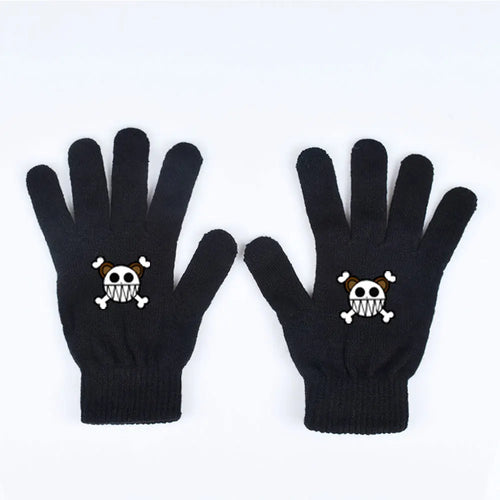 One Piece-Handschuhe – Klassischer Piratenschädel