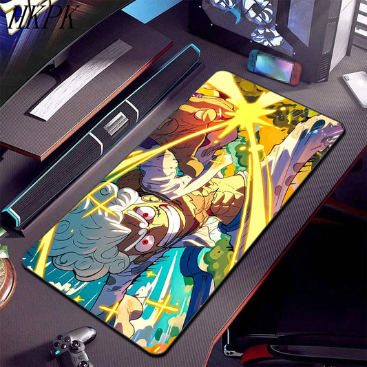 One Piece-Schreibtischunterlage – Gear-5-Luffy mit Sonnenenergie