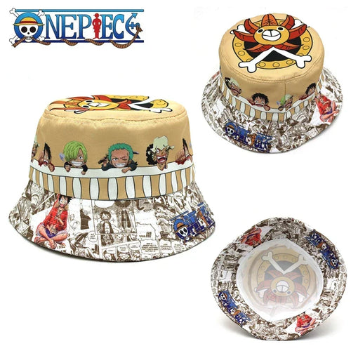 Chapeau Bucket Hat One Piece - Imprimé All-Over Équipage Mugiwara