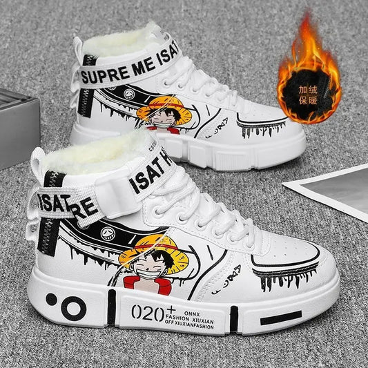 One Piece Sneaker – Streetwear Weiß Zoro