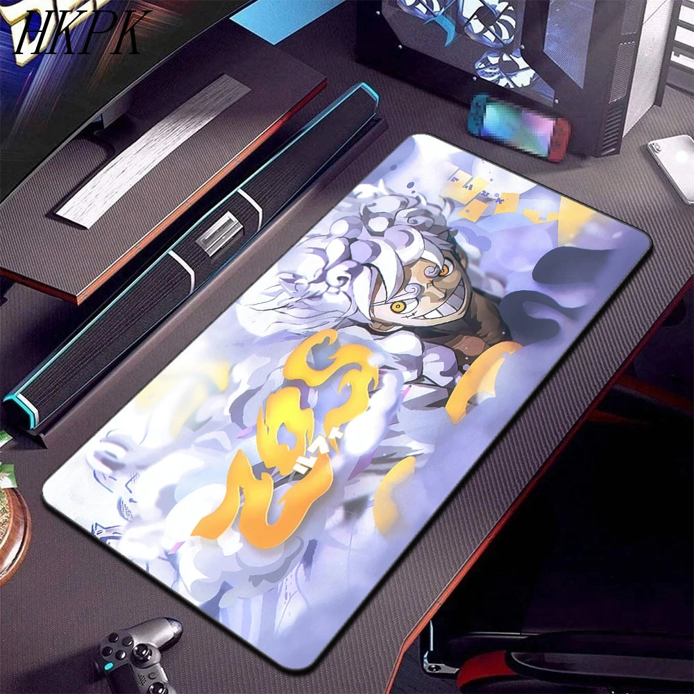 Tapis de Bureau One Piece - Gear 5 Luffy vs Kaido Épique
