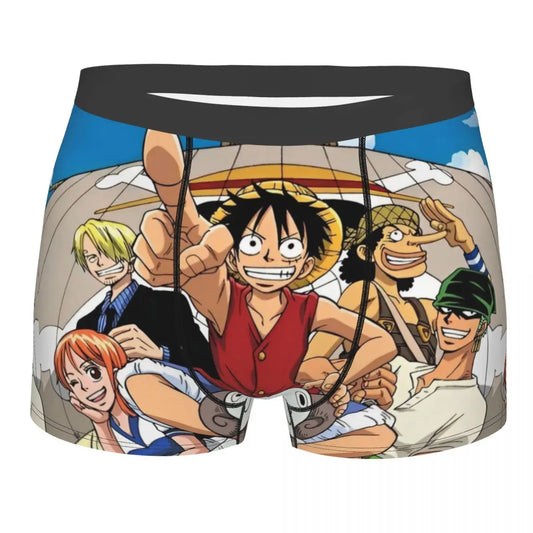 Caleçon Boxeur One Piece - Luffy & Équipage Style Wano