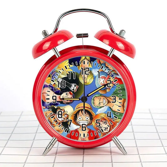 Retro-One Piece-Wecker – Mugiwara-Crew (Rotes Modell)