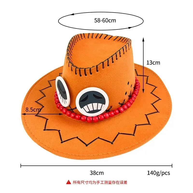 Chapeau One Piece - Portgas D. Ace (Cosplay Fidèle)