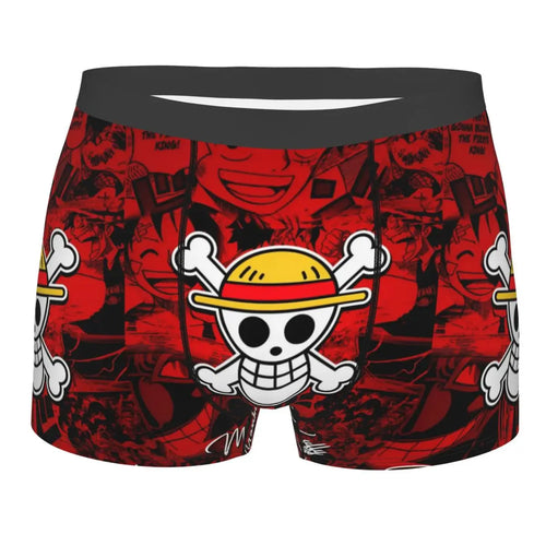 Boxershorts – Roter Jolly Roger