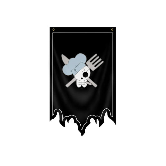 One Piece-Flagge – Jolly Roger von Sanji (Koch)