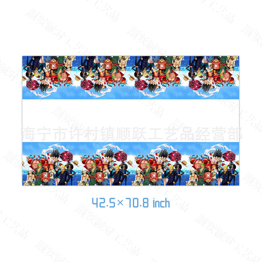 Nappe de Fête One Piece - Protection de Table Imprimée (Plastique)