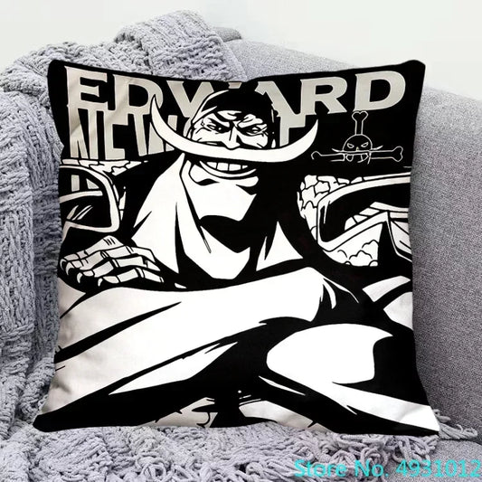 One Piece-Kissenbezug – Whitebeard (Vektordesign)