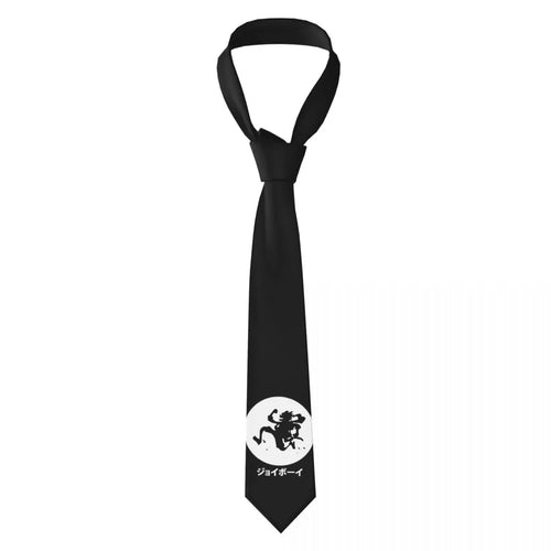 One Piece-Krawatte – Minimalistisches Mugiwara-Logo