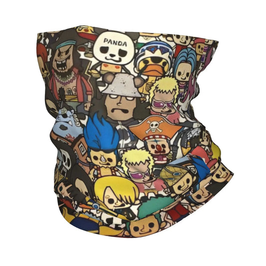 One Piece Schlauchschal – Strohhutpiraten-Collage