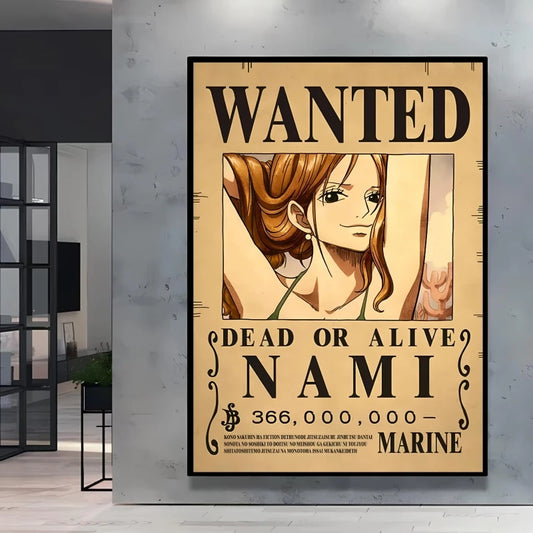 One Piece Wanted-Poster – Nami (Die Katzendiebin)