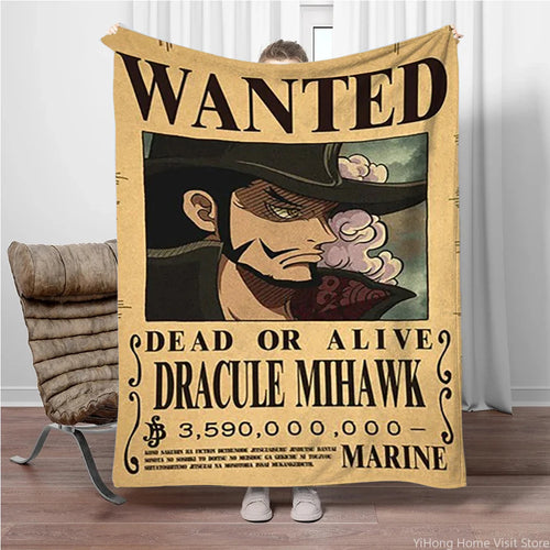 One Piece Wanted-Poster – Dracule Mihawk (Falkenauge)