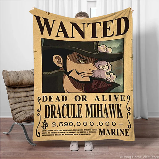 One Piece Wanted-Poster – Dracule Mihawk (Falkenauge)