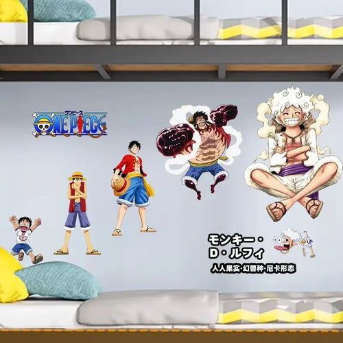 Tapisserie Murale One Piece - Illustration Équipage Mugiwara Chibi
