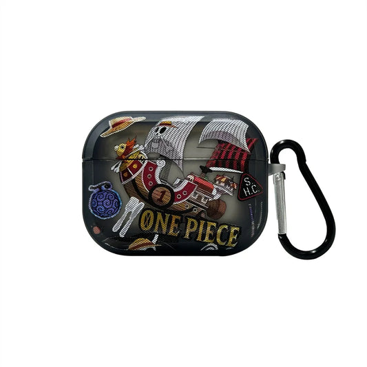AirPods-Hülle One Piece – Vintage-Piratenemblem